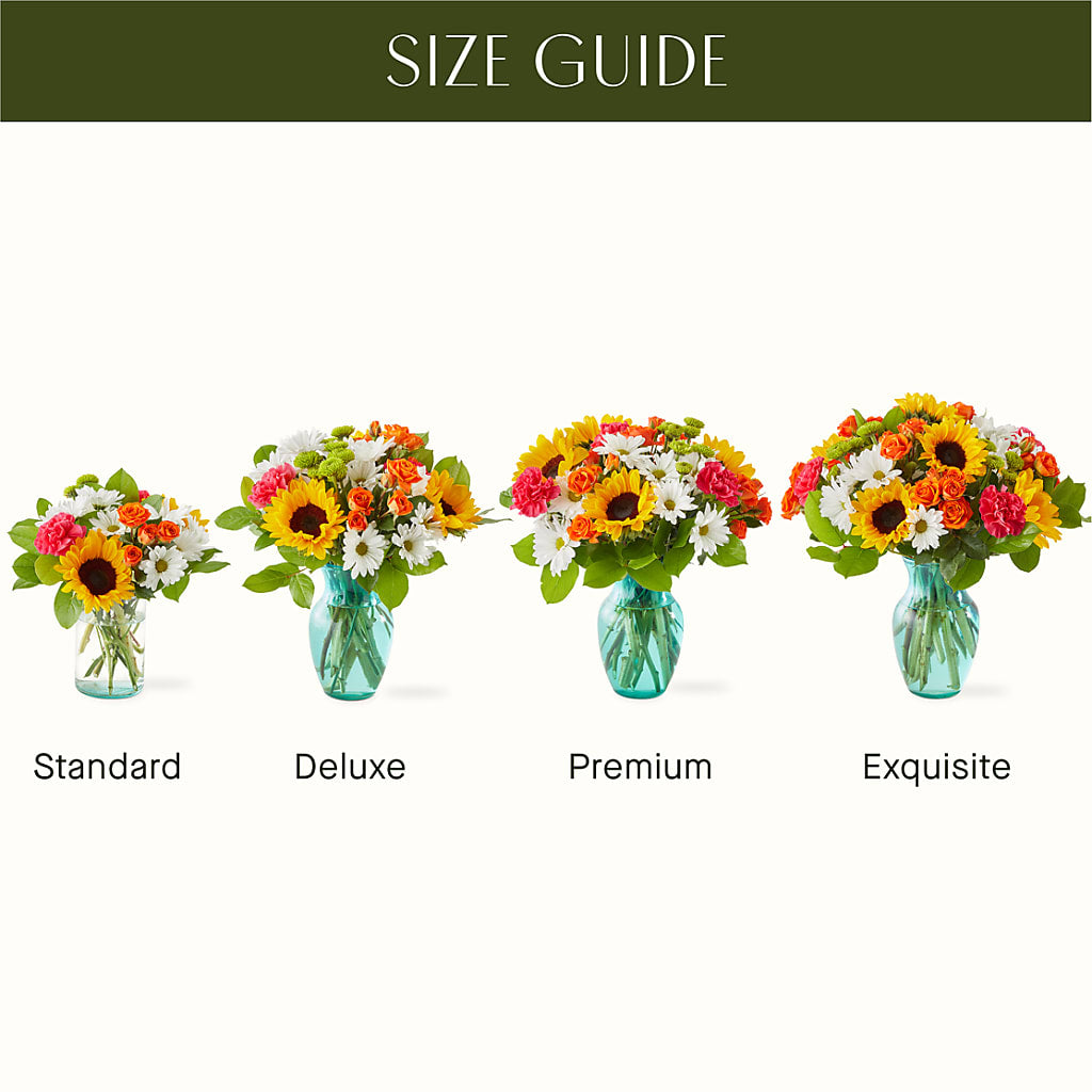 Sun-drenched Blooms Bouquet – The Blessed Florist, Brandon FL