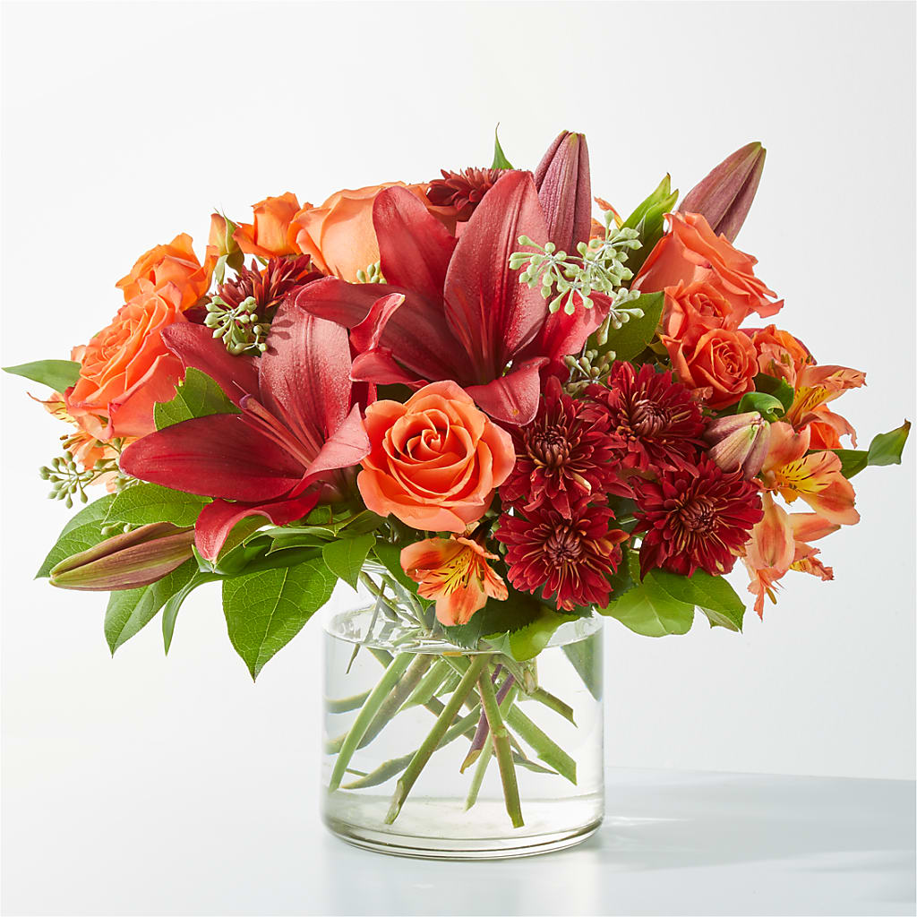 Crimson Leaves Bouquet – The Blessed Florist, Brandon FL