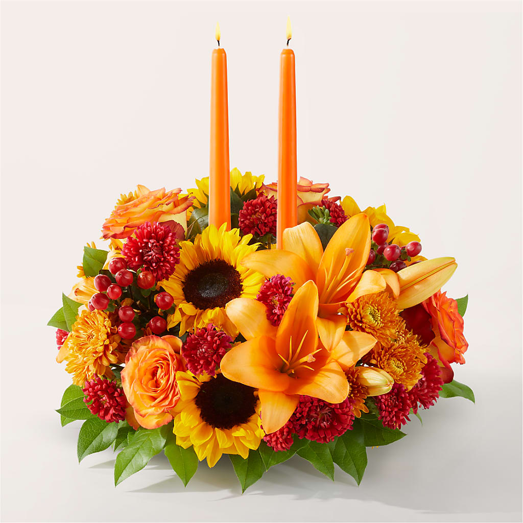 Grateful Centerpiece – The Blessed Florist, Brandon FL
