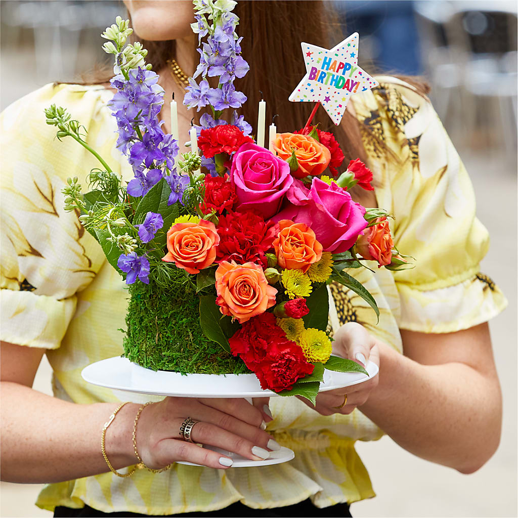 Best Year Yet Floral Cake – The Blessed Florist, Brandon FL
