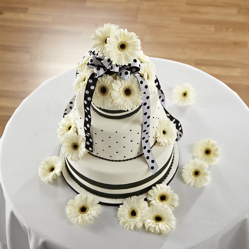 Simple Sophistication Cake Décor – The Blessed Florist, Brandon FL