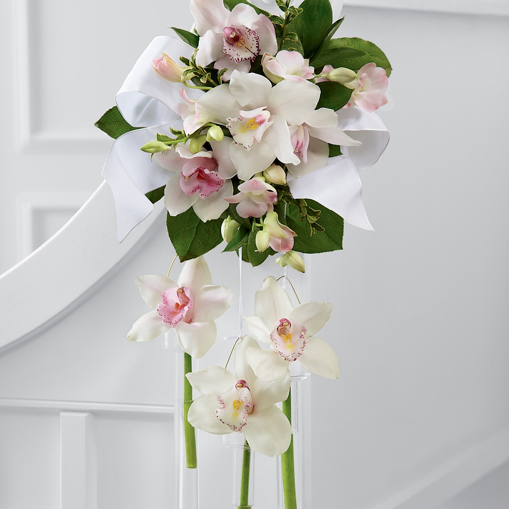 Perfect Entrance Pew Arrangement – The Blessed Florist, Brandon FL