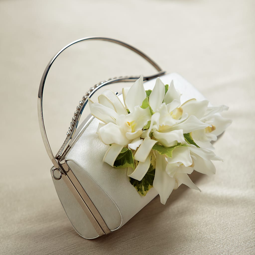 White Purse Decor – The Blessed Florist, Brandon FL