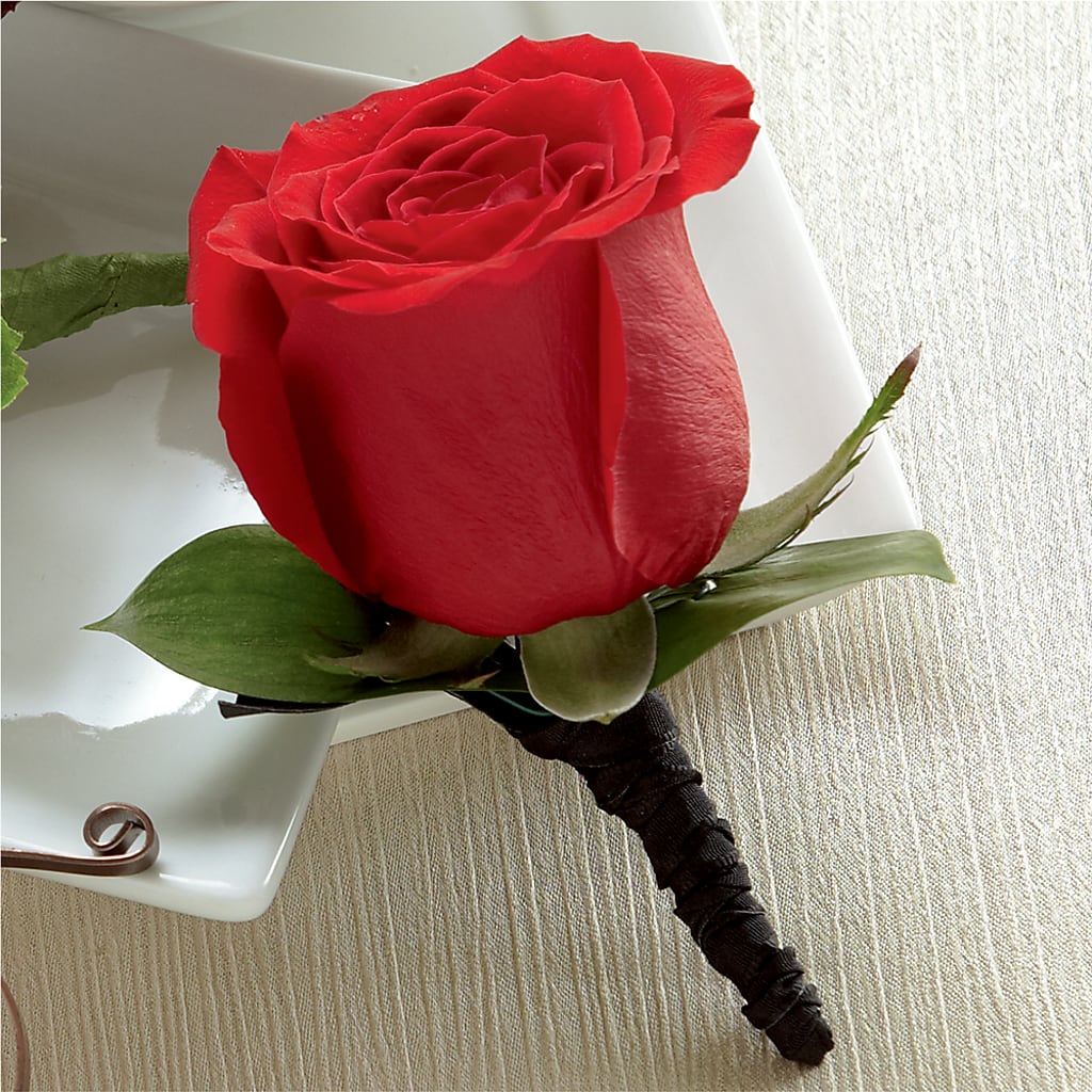 Red Rose Boutonniere – The Blessed Florist, Brandon FL