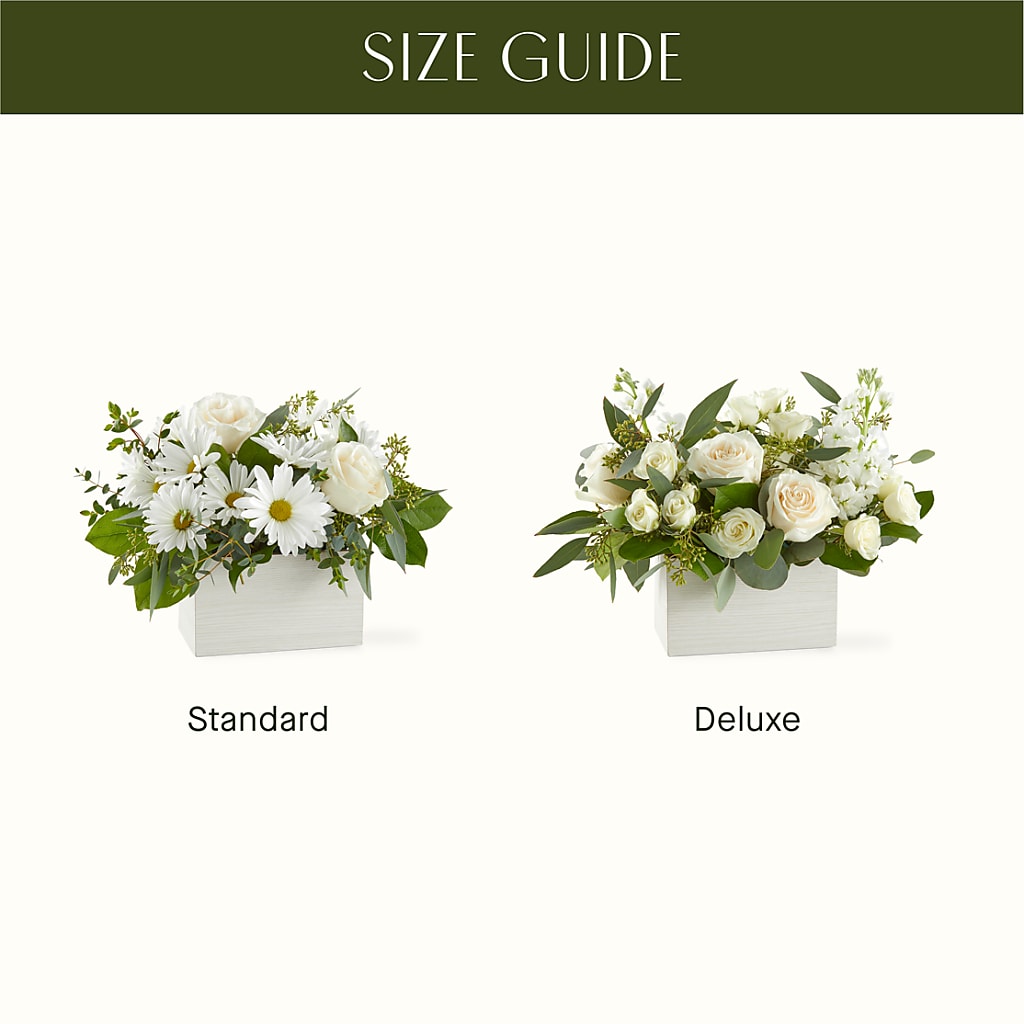 Fresh Linen Box Bouquet –  The Blessed Florist, Parrish FL