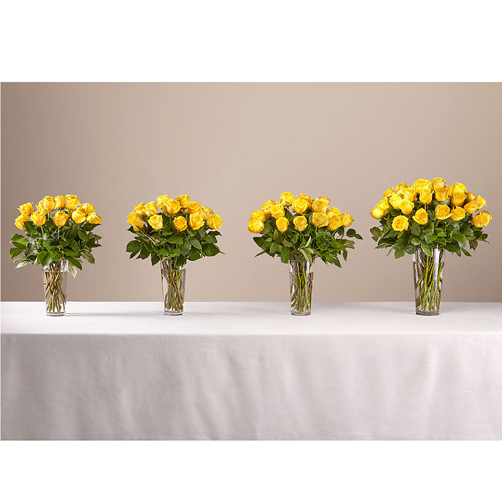 Long Stem Yellow Rose Bouquet –  The Blessed Florist, Parrish FL
