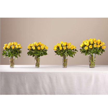 Long Stem Yellow Rose Bouquet –  The Blessed Florist, Parrish FL