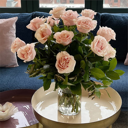 Long Stem Pink Rose Bouquet –  The Blessed Florist, Brandon FL