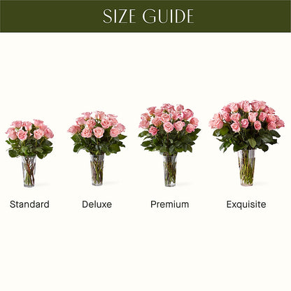 Long Stem Pink Rose Bouquet –  The Blessed Florist, Brandon FL