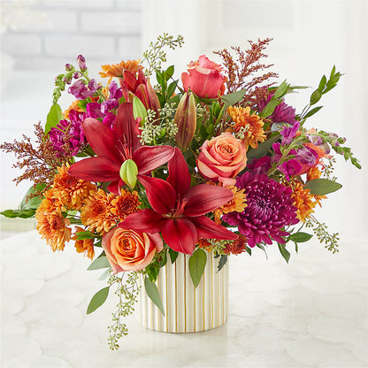 Burgundy Landscape Bouquet –  The Blessed Florist, Brandon FL