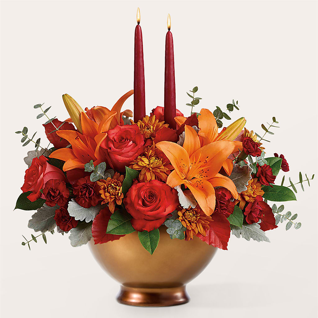 Fruits of Fall Centerpiece –  The Blessed Florist, Brandon FL