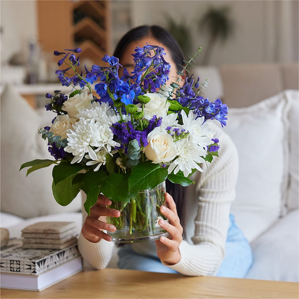Cerulean Waves Bouquet –  The Blessed Florist, Brandon FL
