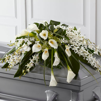 Angel Wings Casket Spray –  The Blessed Florist, Brandon FL