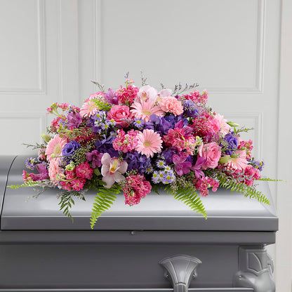 Glorious Garden Casket Spray –  The Blessed Florist, Brandon FL