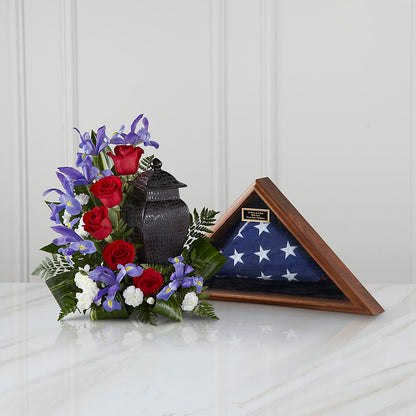 Patriotic Tribute Arrangement –  The Blessed Florist, Brandon FL