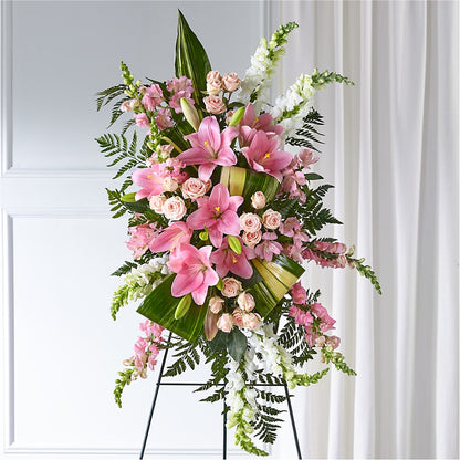 Elegant Embrace Standing Spray –  The Blessed Florist, Brandon FL
