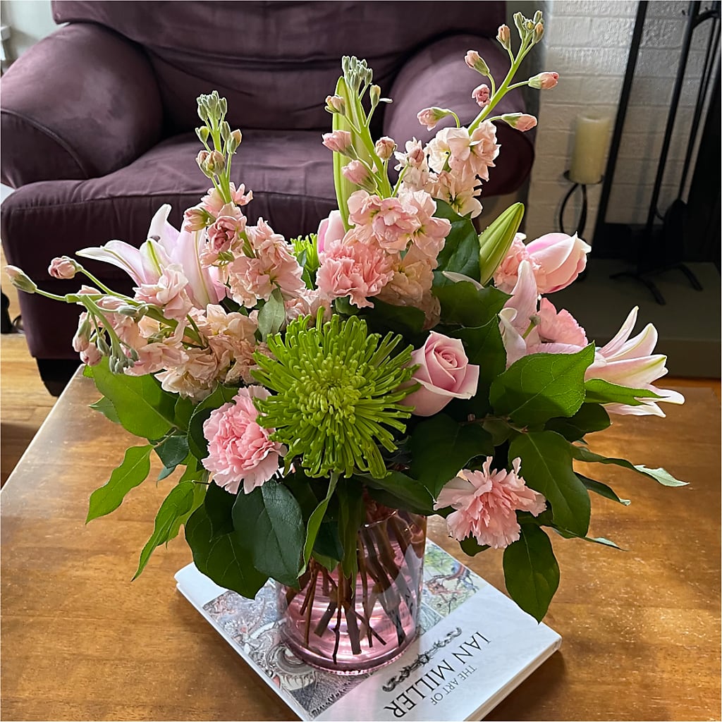 Pretty in Pink Bouquet –  The Blessed Florist, Brandon FL