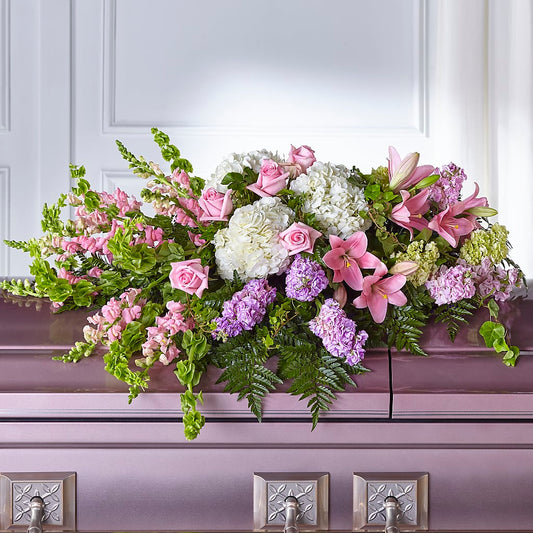 Life's Gratitude Casket Spray –  The Blessed Florist, Parrish FL