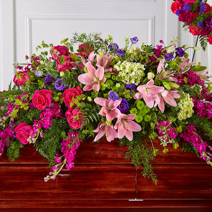 Radiant Tribute Casket Spray –  The Blessed Florist, Brandon FL