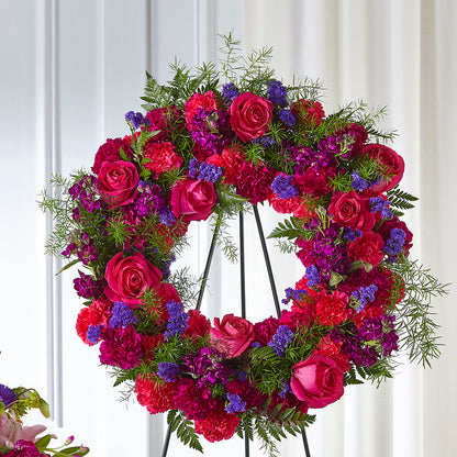 Calming Colors Wreath –  The Blessed Florist, Parrish FL