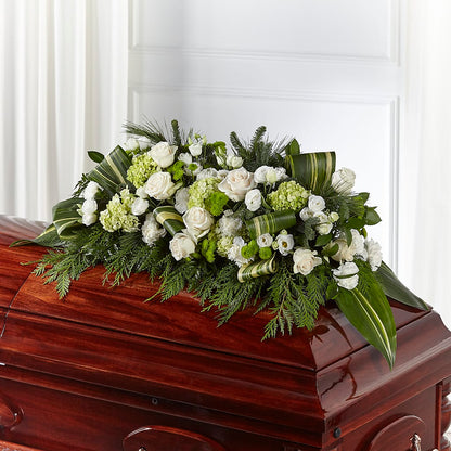 Hopeful Gesture Casket Spray –  The Blessed Florist, Brandon FL