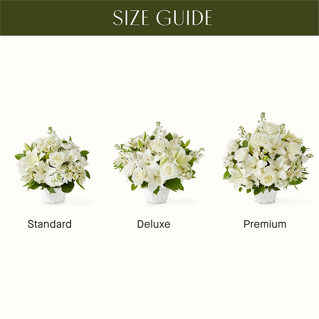 Peaceful Reflections Arrangement –  The Blessed Florist, Brandon FL