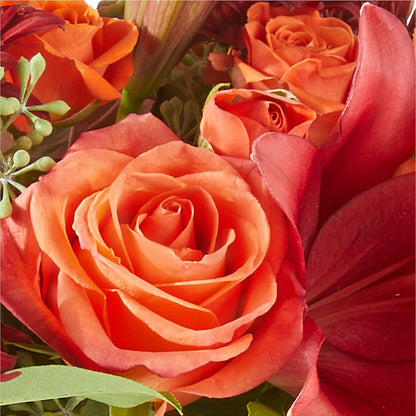 Crimson Leaves Bouquet –  The Blessed Florist, Brandon FL