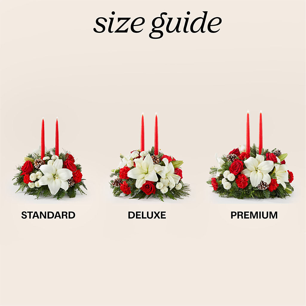 Seasonal Festivities Centerpiece –  The Blessed Florist, Brandon FL