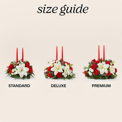 Seasonal Festivities Centerpiece –  The Blessed Florist, Brandon FL