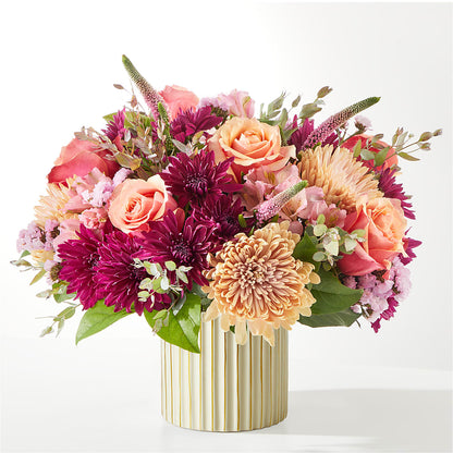 Berry Cobbler Bouquet with Ivory Vase –  The Blessed Florist, Brandon FL