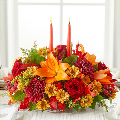 Autumn's Embrace Centerpiece –  The Blessed Florist, Brandon FL