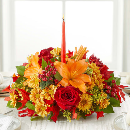 Autumn's Embrace Centerpiece –  The Blessed Florist, Brandon FL
