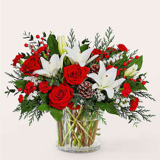 Best in Snow Bouquet –  The Blessed Florist, Parrish FL