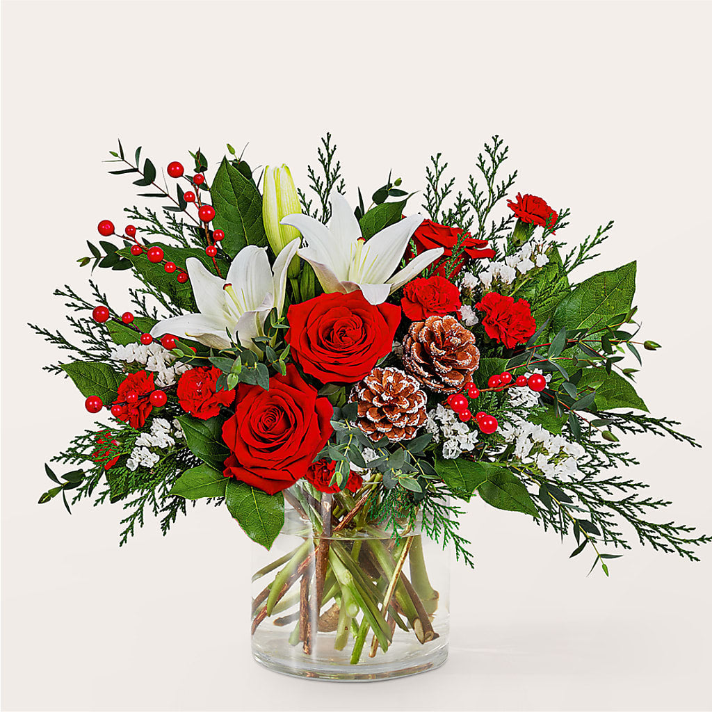 Best in Snow Bouquet –  The Blessed Florist, Parrish FL