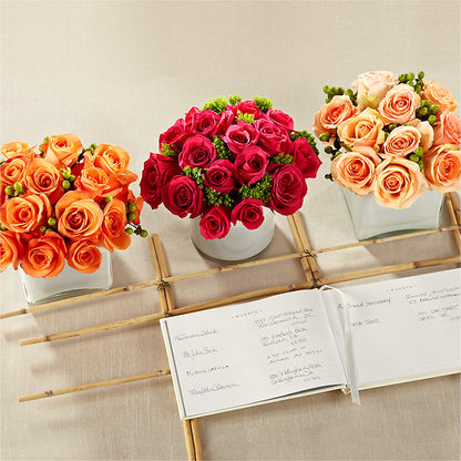 Dawn Rose Centerpiece –  The Blessed Florist, Brandon FL